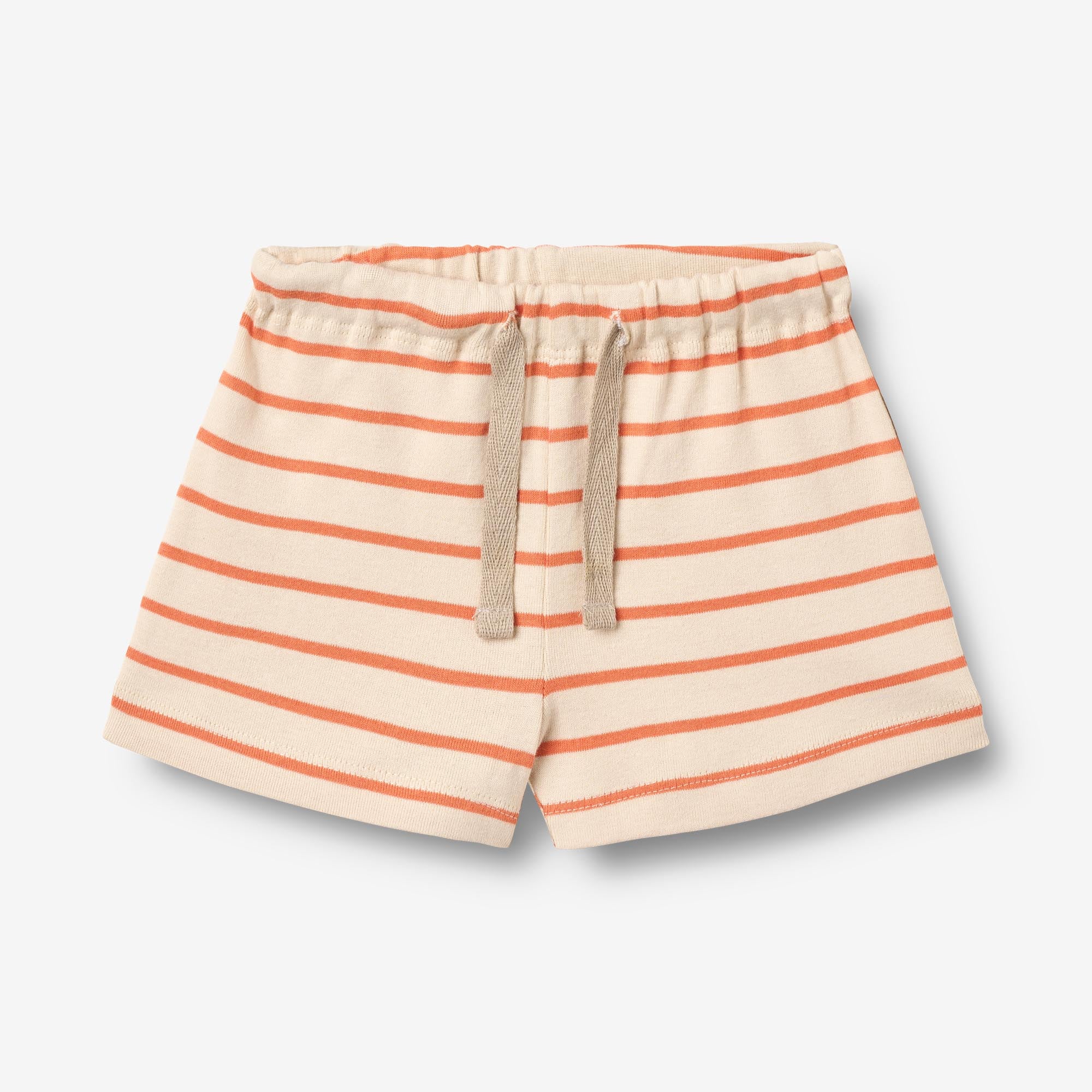 wheat-vic-jersey-shorts-orange-stripe-bio-baumwolle image 1