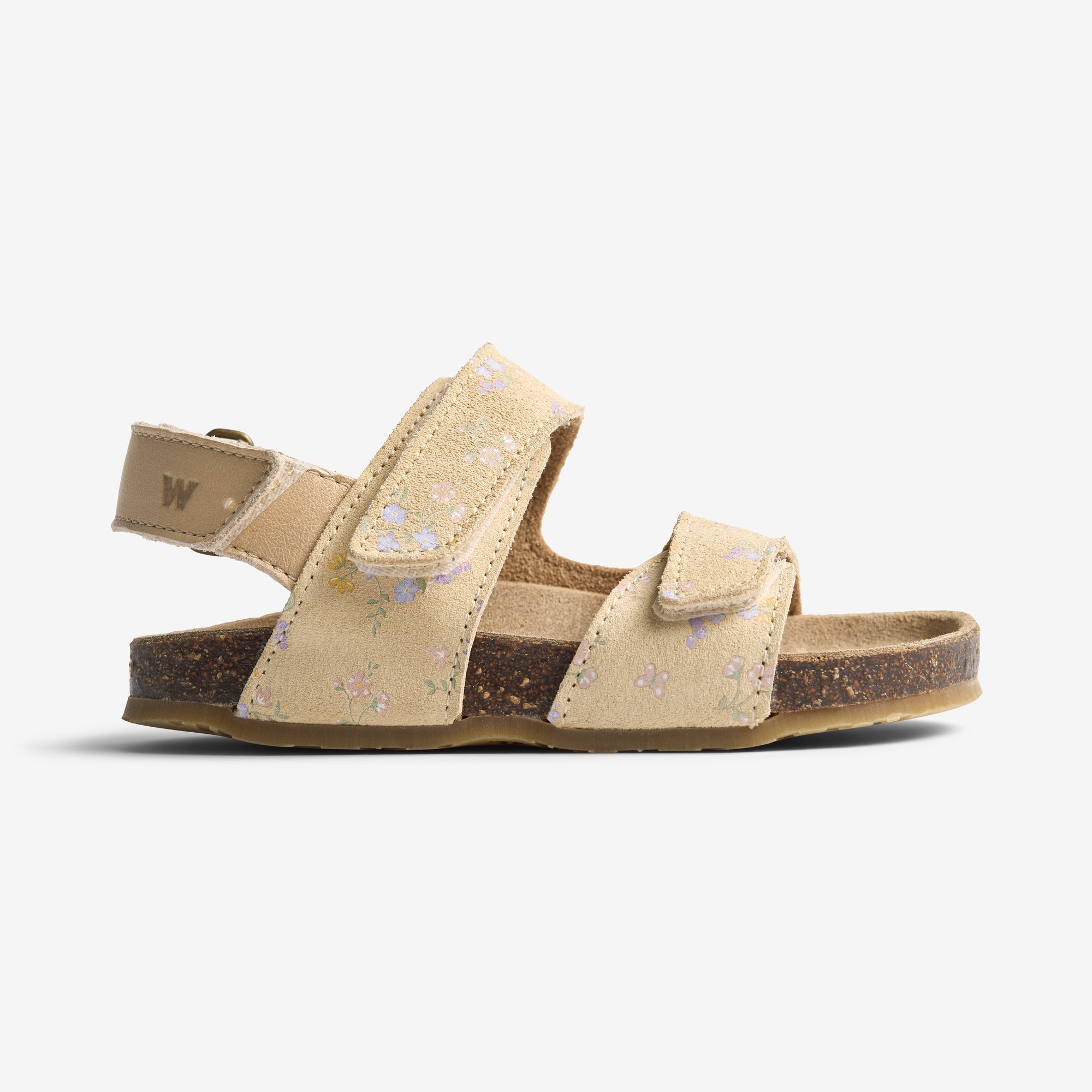 wheat-clara-sandale-barely-apricot-flowers-leder-klett image 3