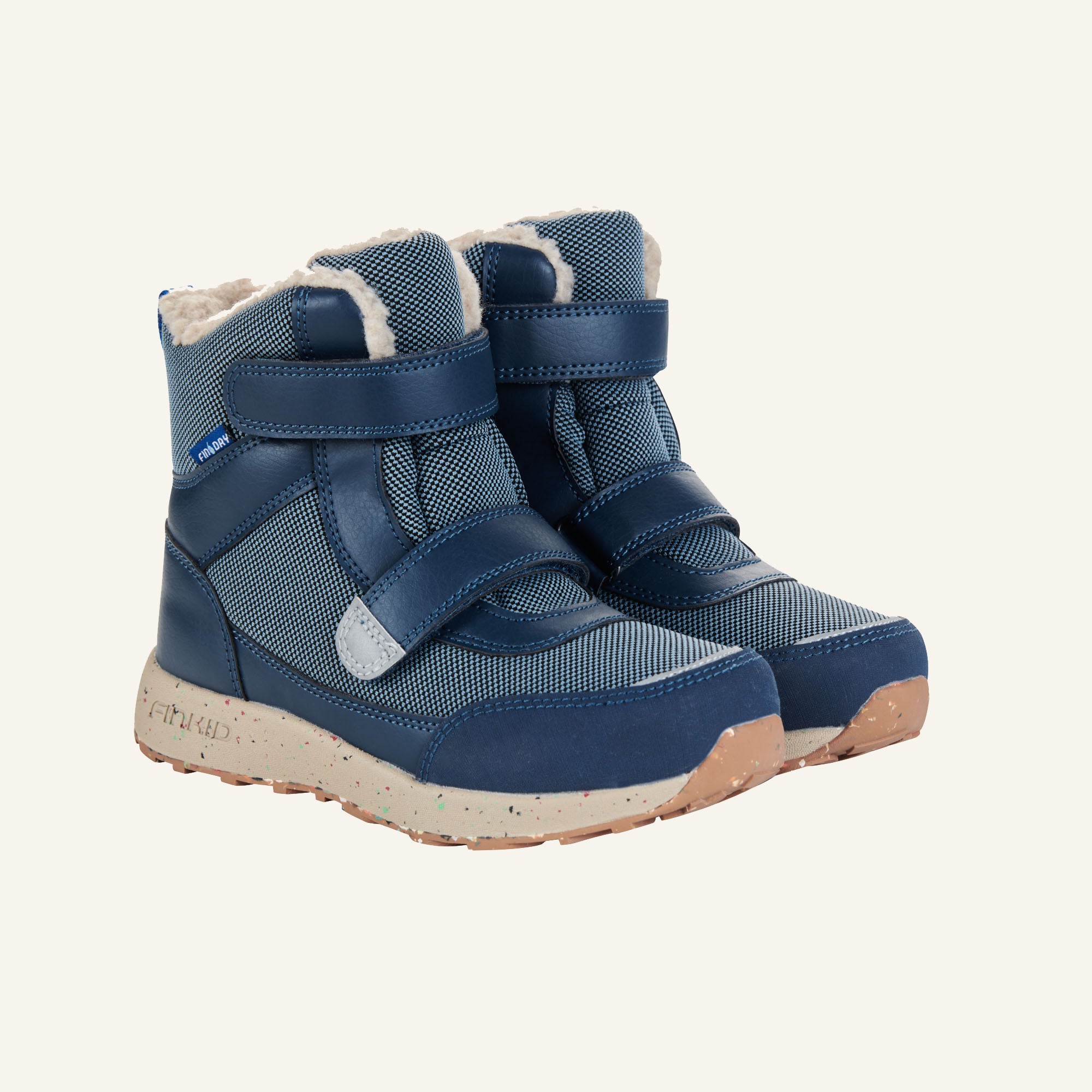 finkid-lappi-eko-winterschuhe-navy-denim-gr-23-wasserdicht image 6