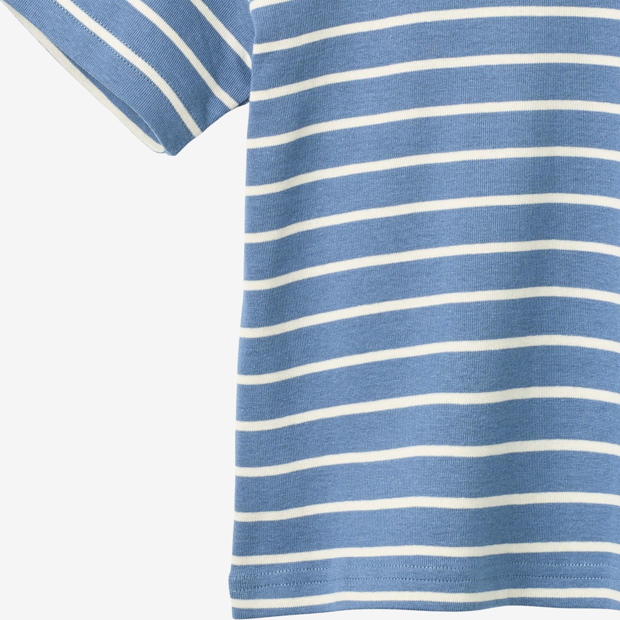 wheat-fabian-t-shirt-blue-stripe-aus-bio-baumwolle image 3