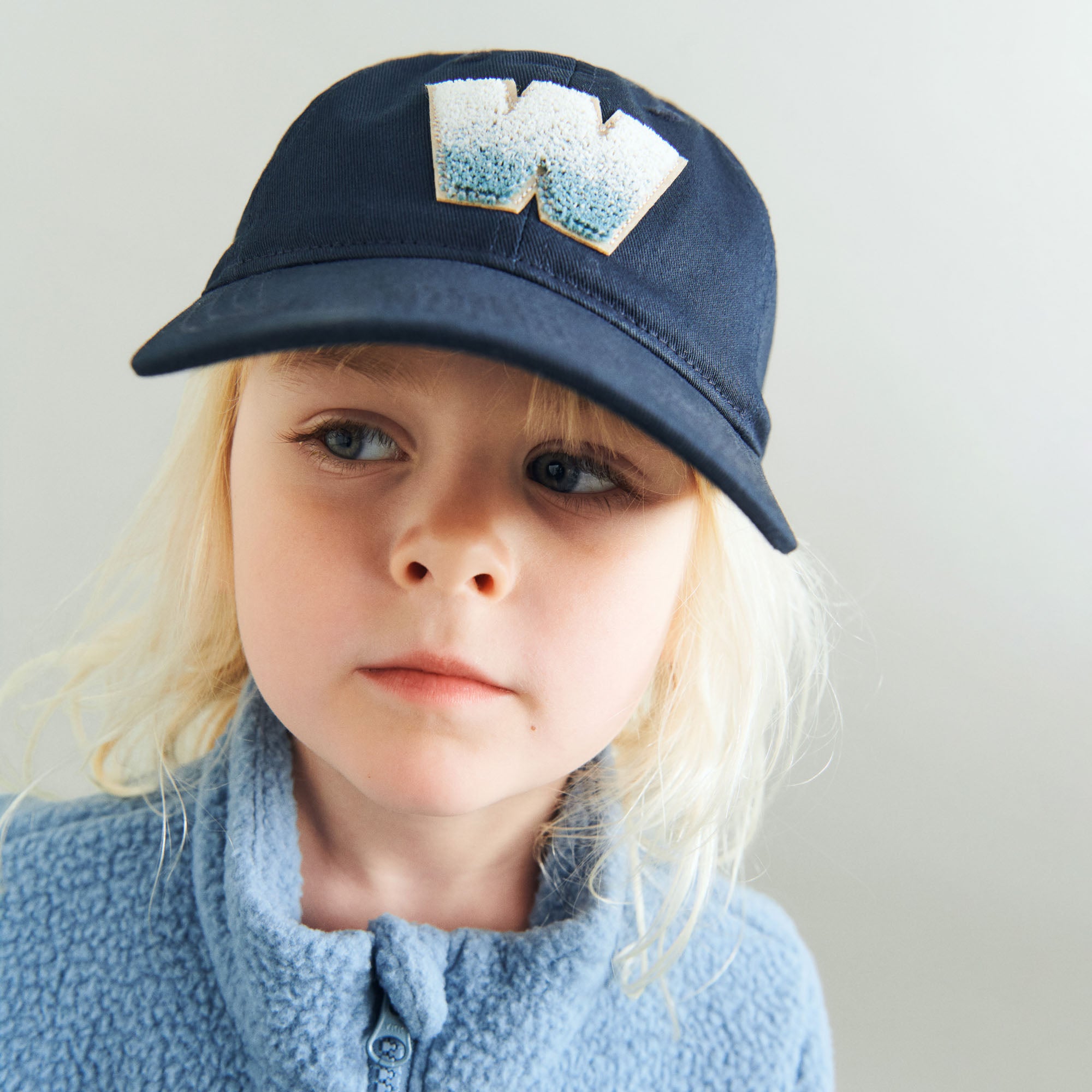 wheat-cecil-cap-kinderkappe-ink-bio-baumwolle-verstellbar-stickerei image 2