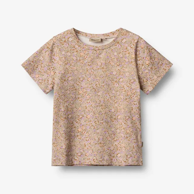 wheat-t-shirt-manna-lilac-flower-meadow-bio-kurzarm image 1