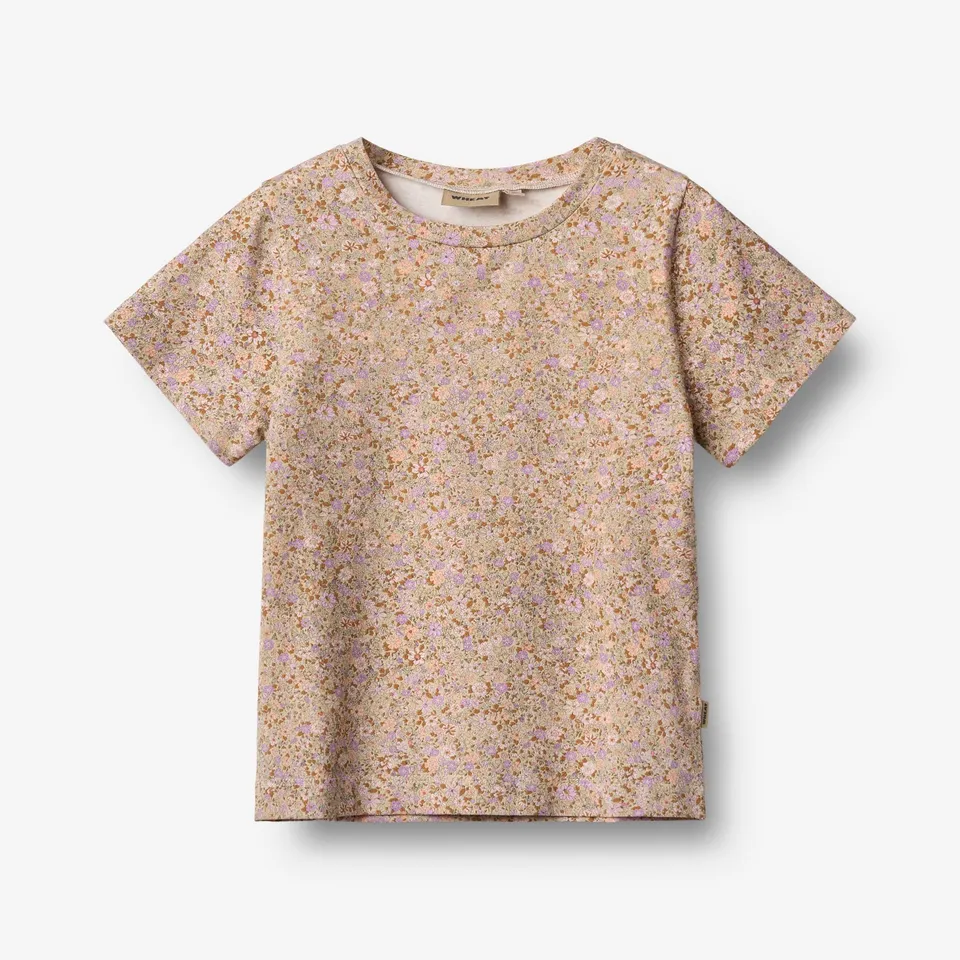 wheat-t-shirt-manna-lilac-flower-meadow-bio-kurzarm image 1