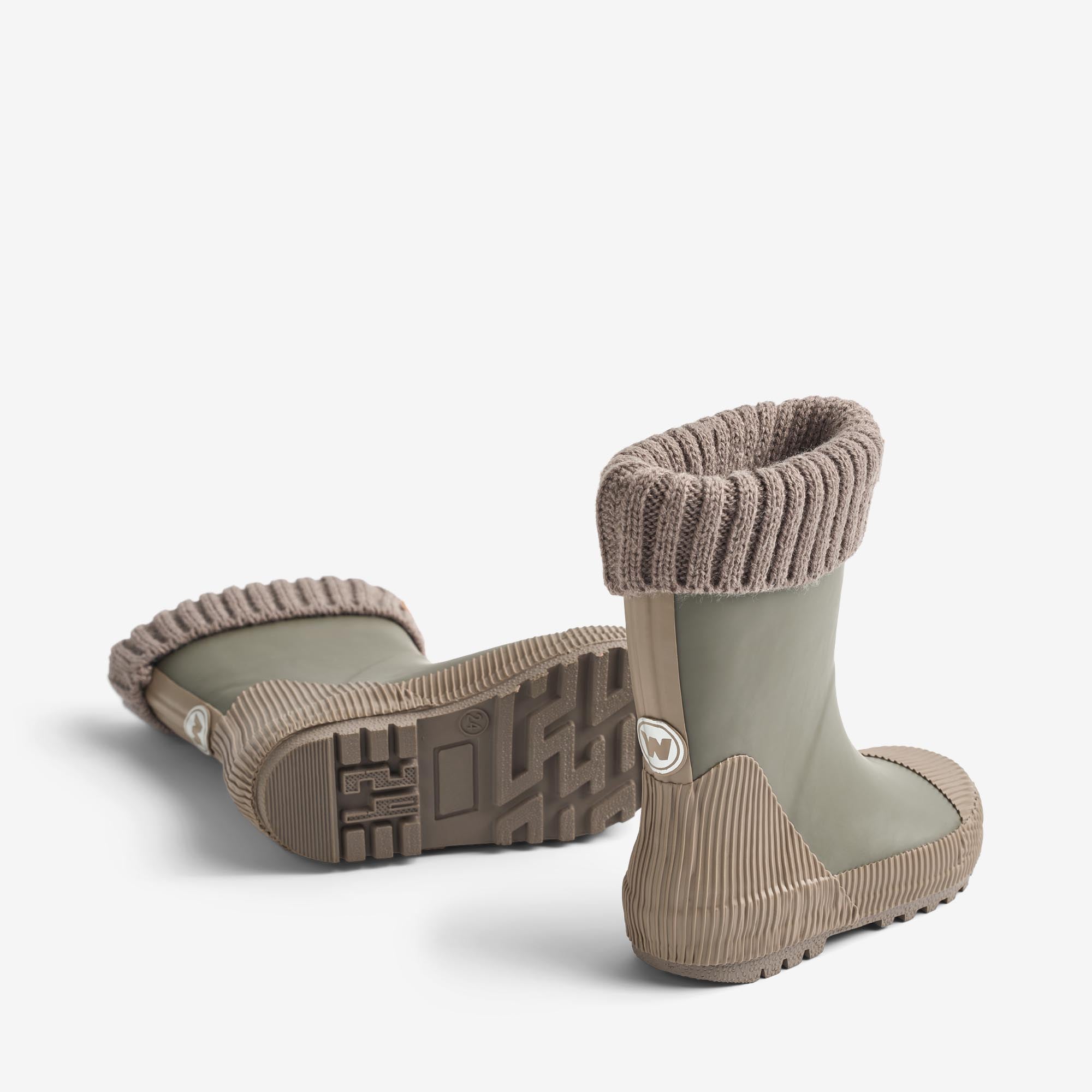 wheat-wader-thermo-gummistiefel-dry-leaves-naturkautschuk image 2