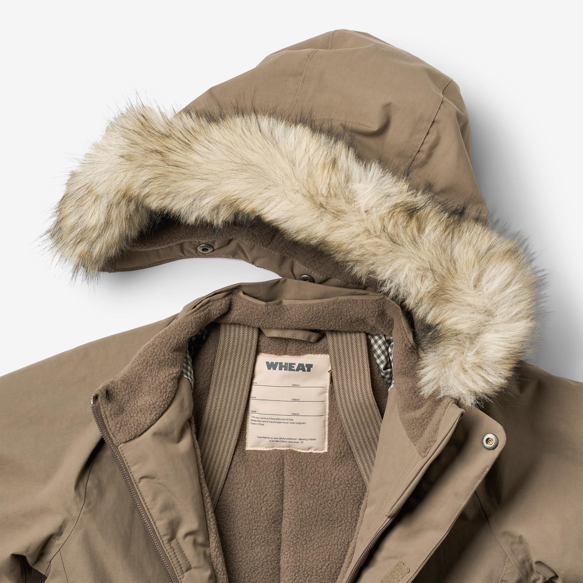 wheat-snowsuit-moe-tech-dry-wood-gr-116-wasserdicht image 3