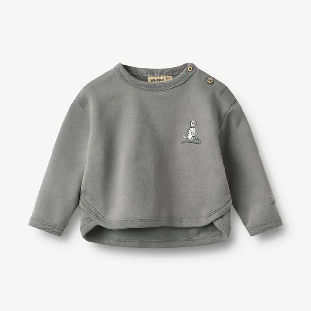 wheat-abel-sweatshirt-flint-baby-bio-baumwolle-pullover image 1