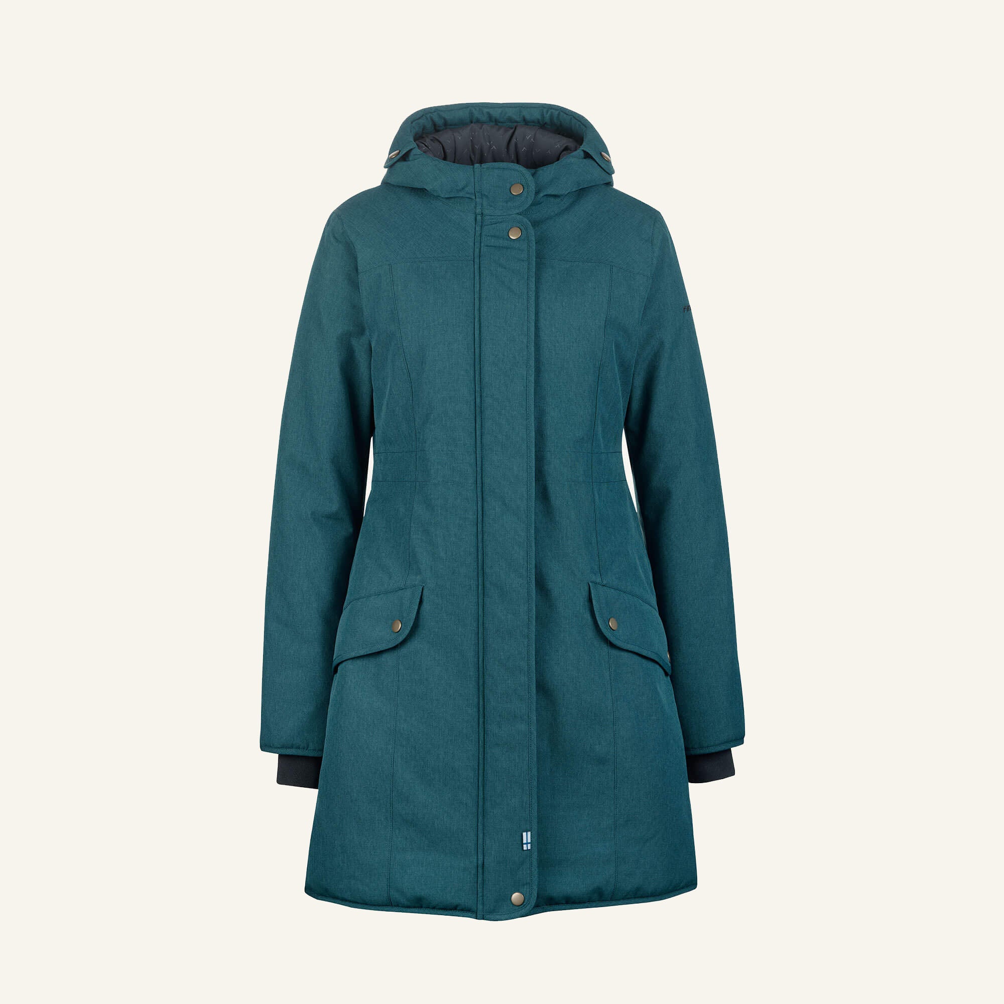 finkid-husky-oona-maa-winterparka-damen-ocean-wasserdicht image 1