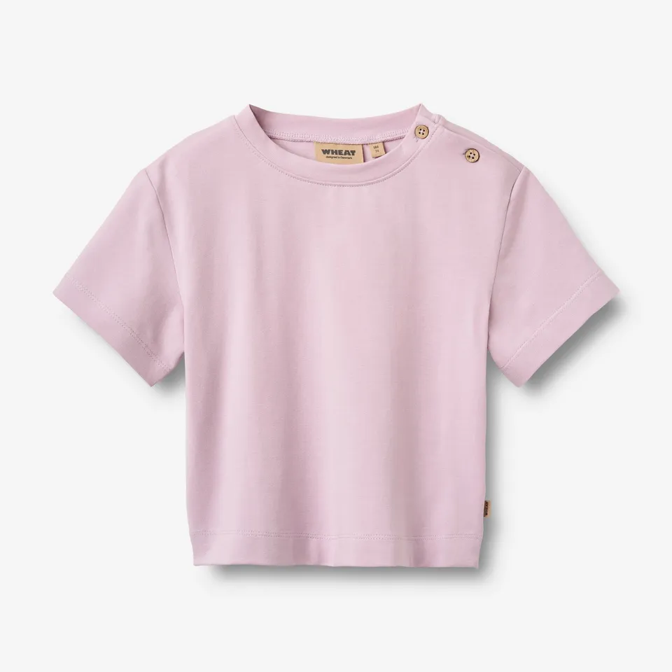 wheat-ella-t-shirt-lavender-glow-baby-bio-kurzarm image 1