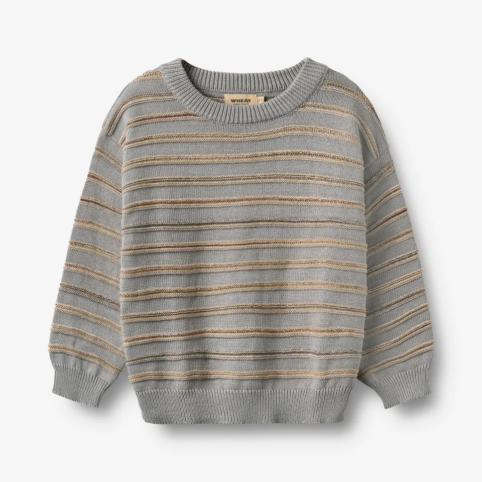 wheat-harlow-jacquard-pullover-streifen-hellblau-bio-baumwolle image 1