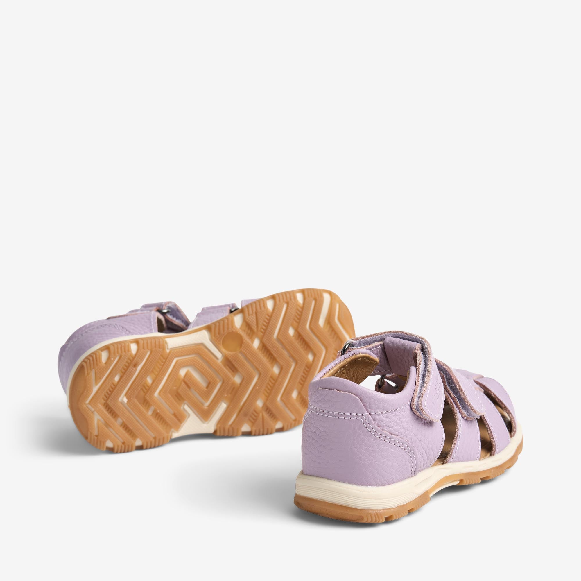wheat-frei-sandale-lavender-leder-klett-sandalen-kinder image 2