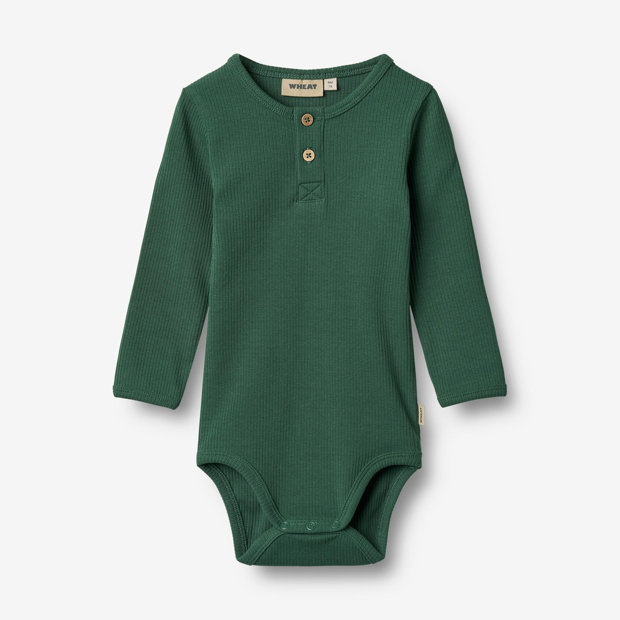 wheat-benny-body-langarm-baby-green-tea-bio-baumwolle image 1