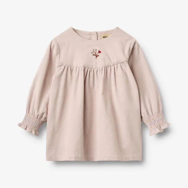 wheat-solvej-kleid-langarm-soft-lilac-baby-bio-baumwolle image 1