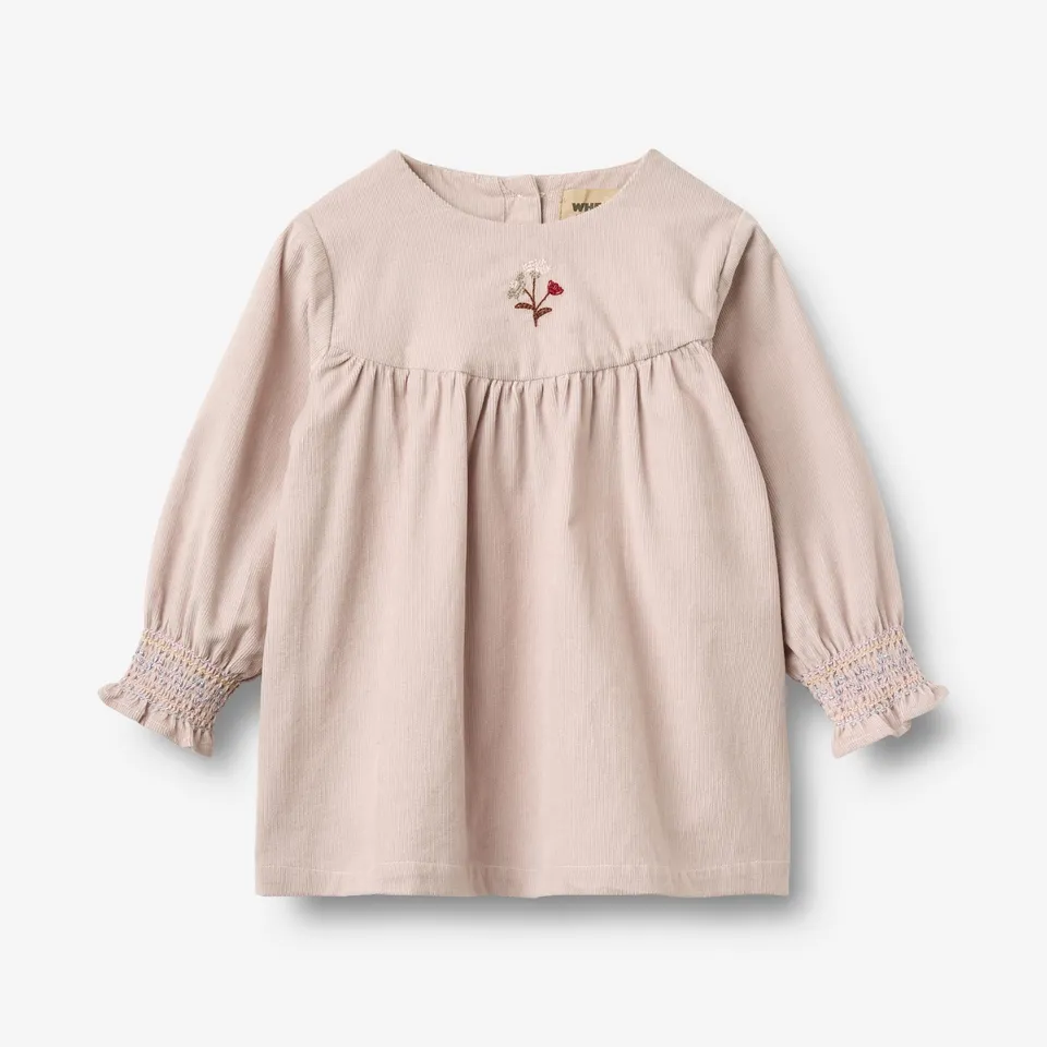 wheat-solvej-kleid-langarm-soft-lilac-baby-bio-baumwolle image 1