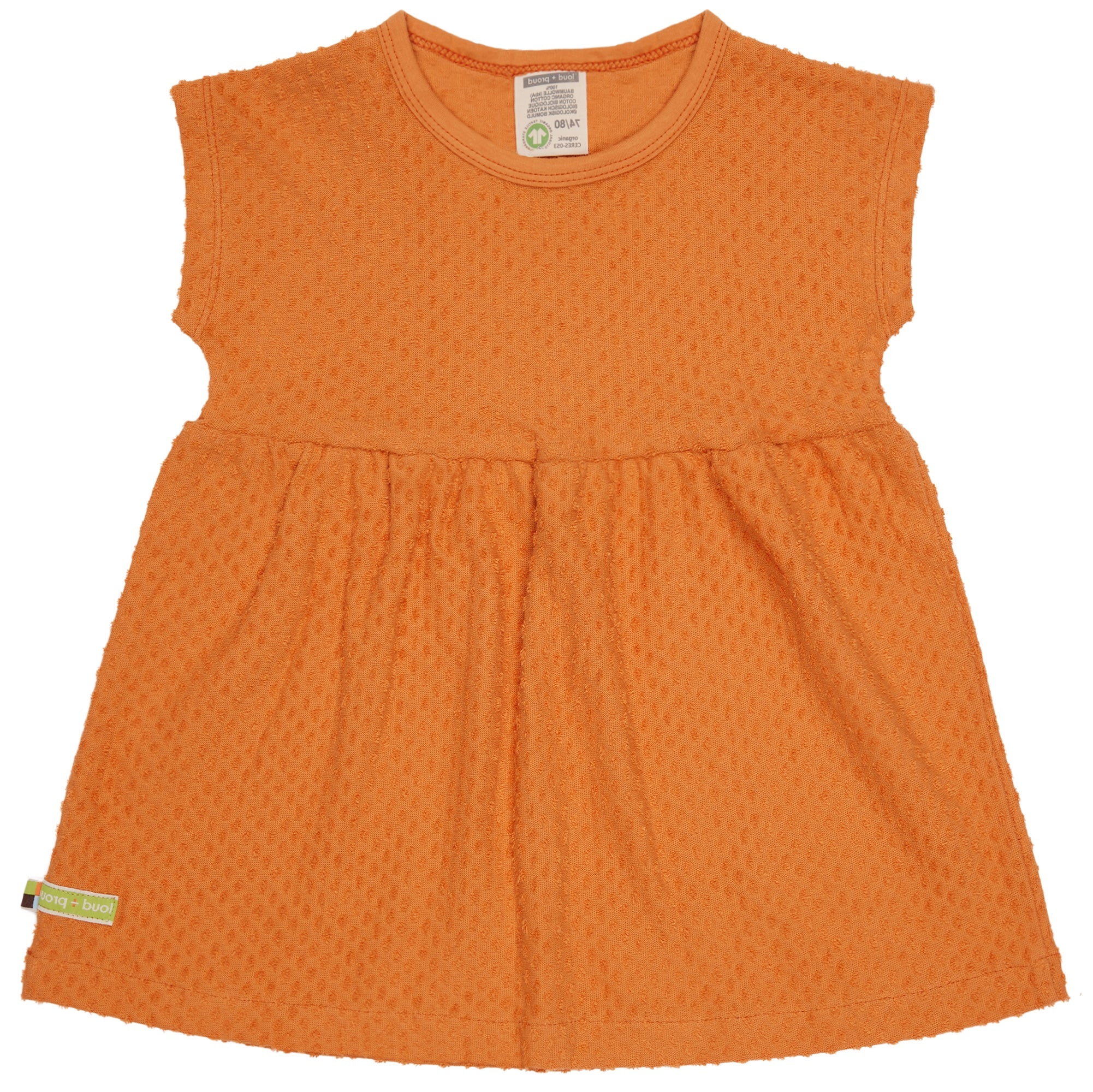 loud-proud-classics-kleid-frottee-punkte-m-dchenkleid-aster image 3