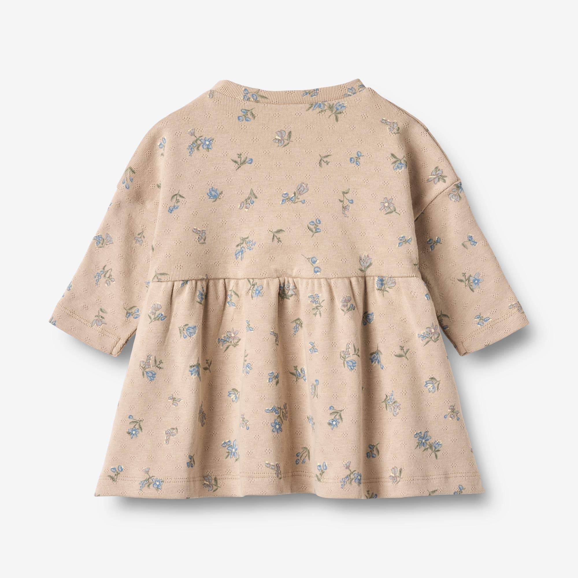 wheat-clothing-emmy-jerseykleid-warm-sand-flowers-bio image 2
