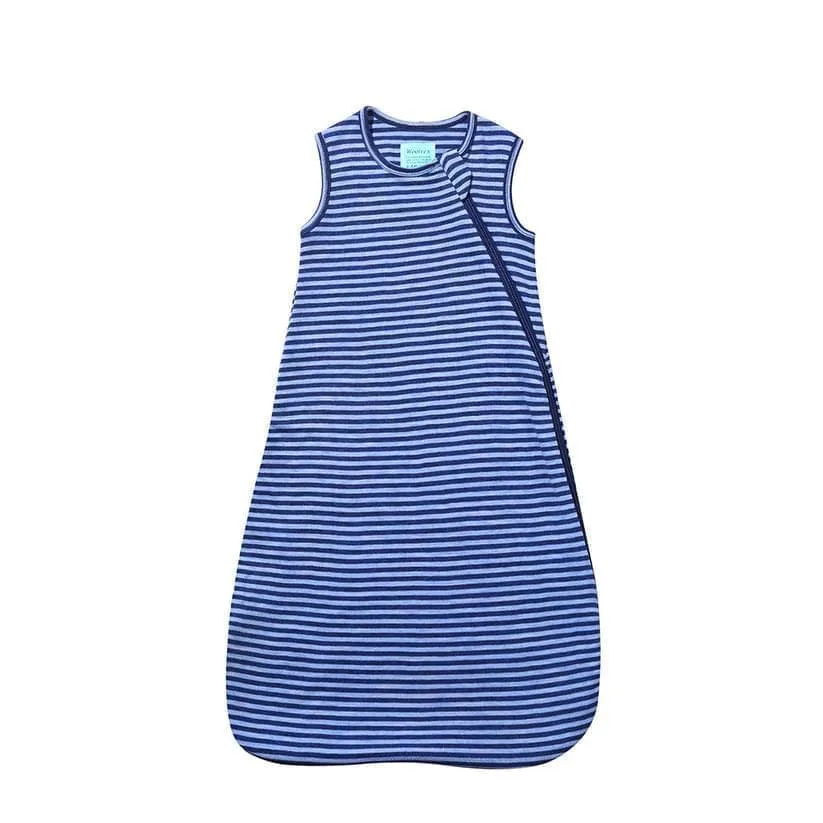 woolrex-schlafs-cke-baby-schlafsack-blau-70-cm-merinowolle image 1