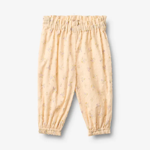 wheat-polly-webhose-baby-barely-apricot-flowers-bio-baumwolle image 1