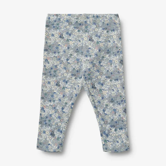 wheat-jules-jersey-leggings-baby-blue-summer-flowers-bio image 1
