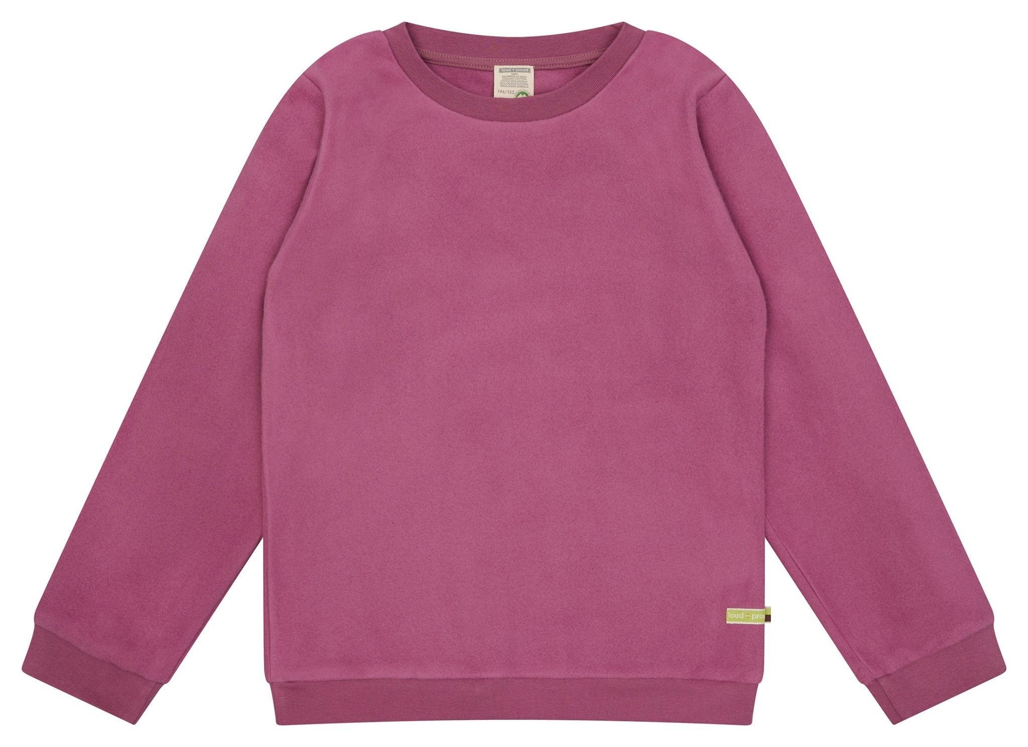 loud-proud-classics-fleece-sweatshirt-curry-134-140-bio-baumwolle image 4