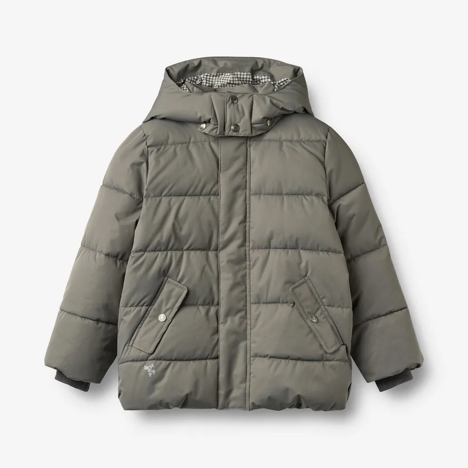 wheat-steppjacke-gael-pufferjacke-grey-metal-thinsulate image 1