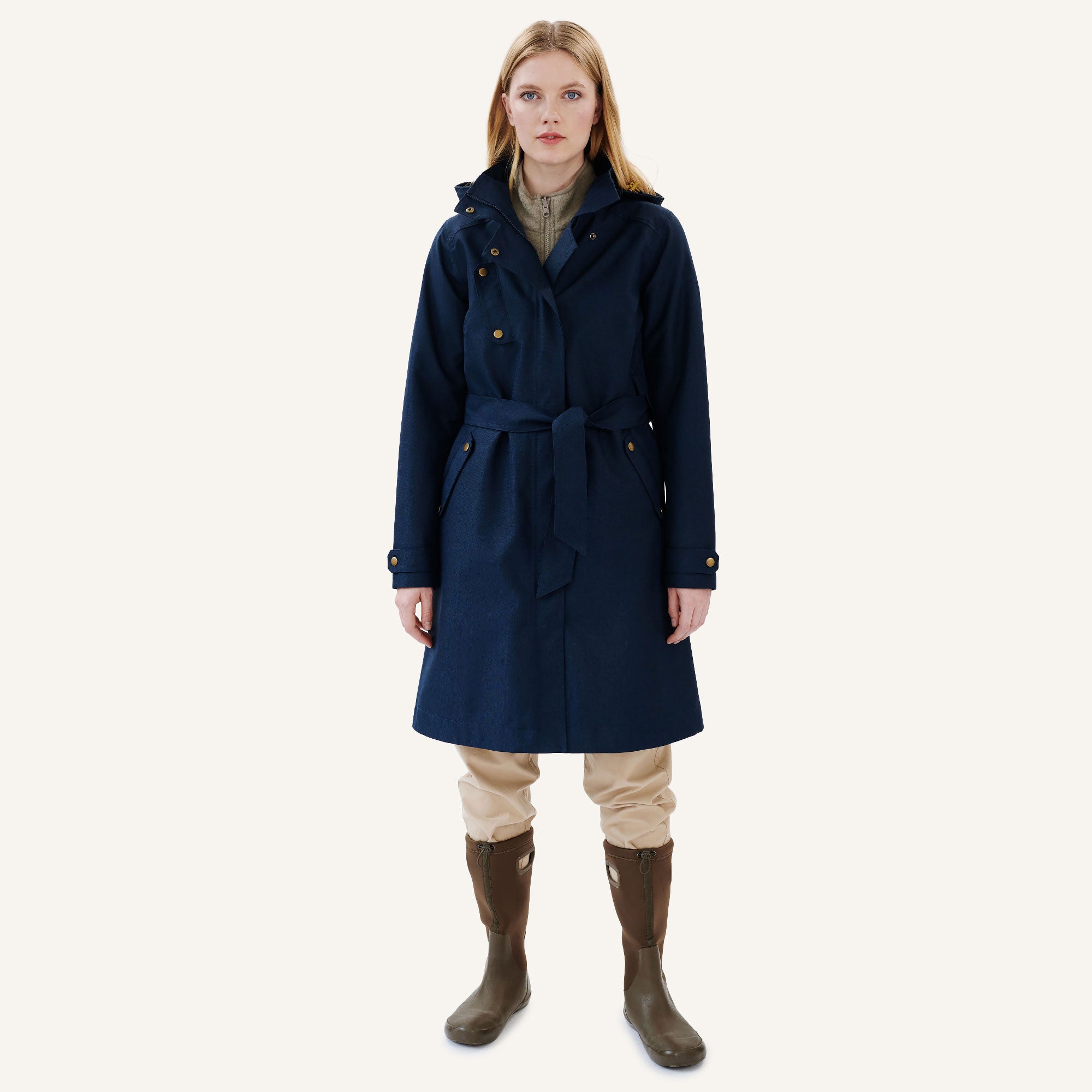 finkid-taria-trenchcoat-navy-38-wasserabweisend image 2