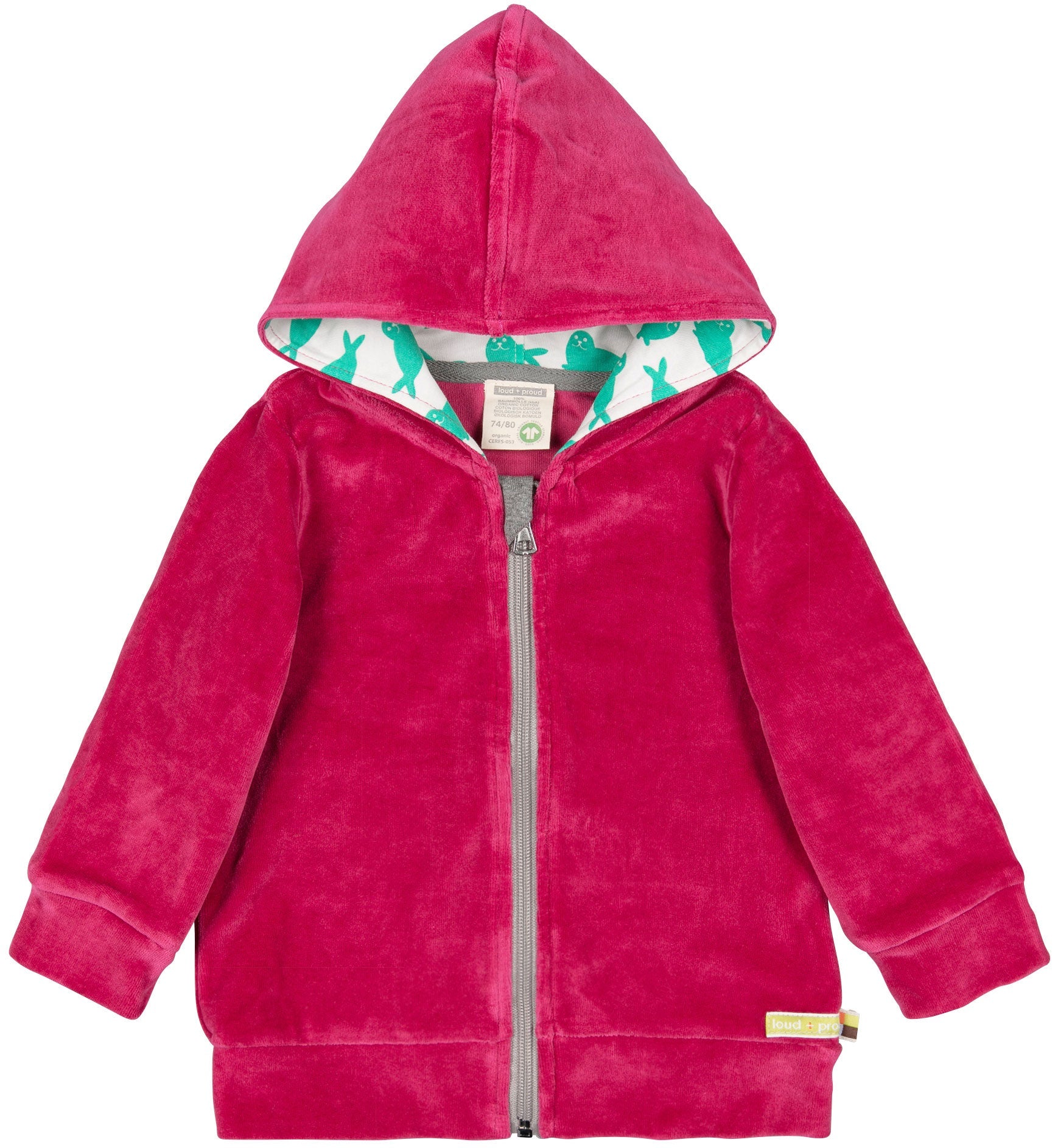 loud-proud-classics-nicki-jacke-berry-62-68-mit-kapuze image 1