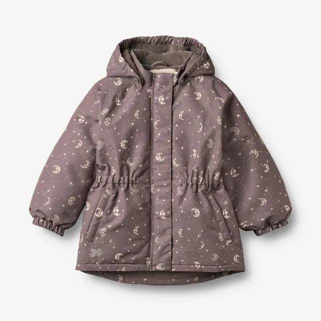 wheat-outerwear-petra-winterjacke-plum-truffle-stars image 1
