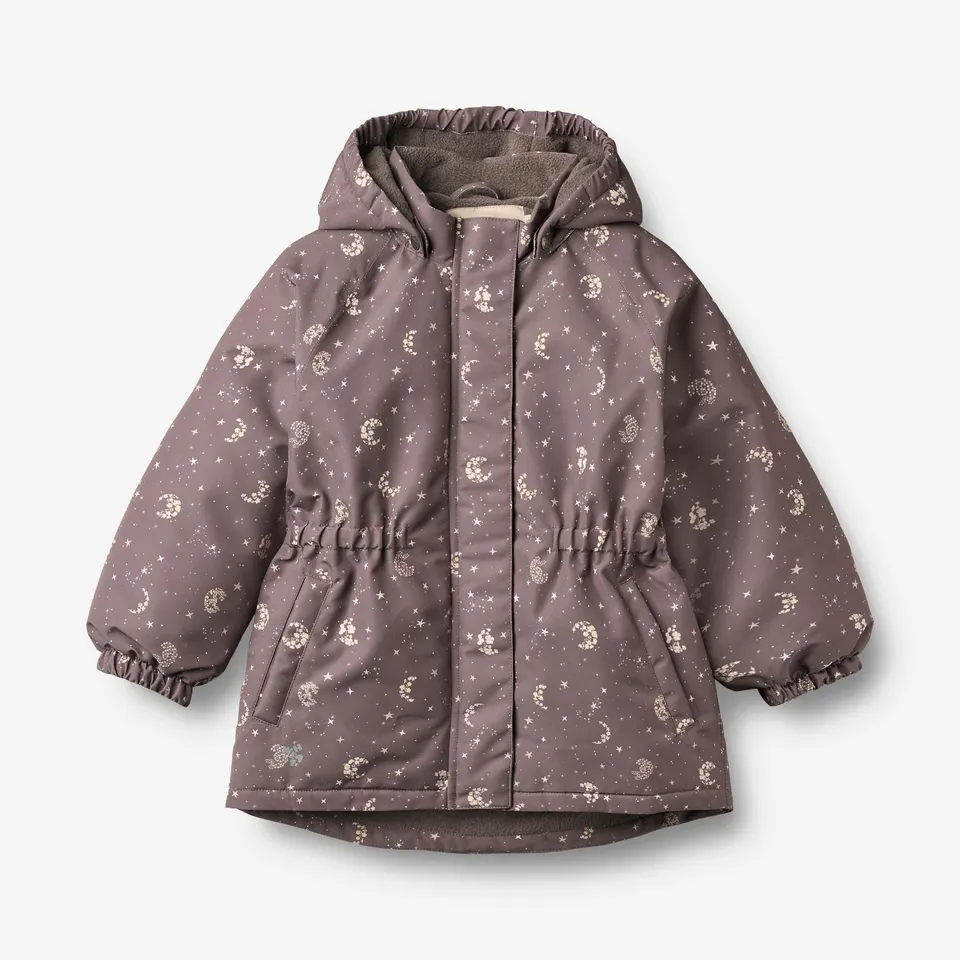 wheat-outerwear-petra-winterjacke-plum-truffle-stars image 1