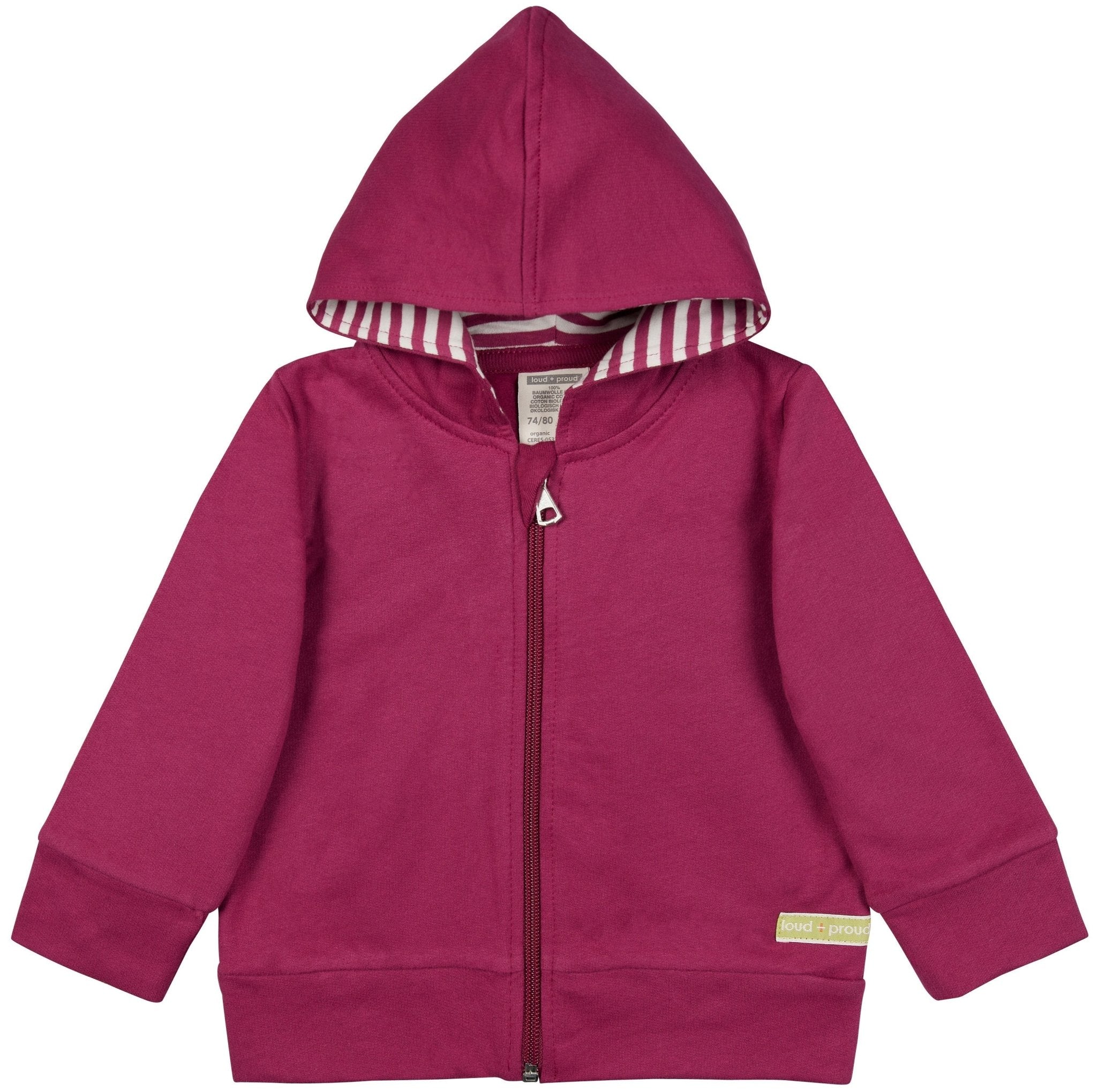 loud-proud-classics-sweatjacke-kapuze-grey-50-56-samtig image 5