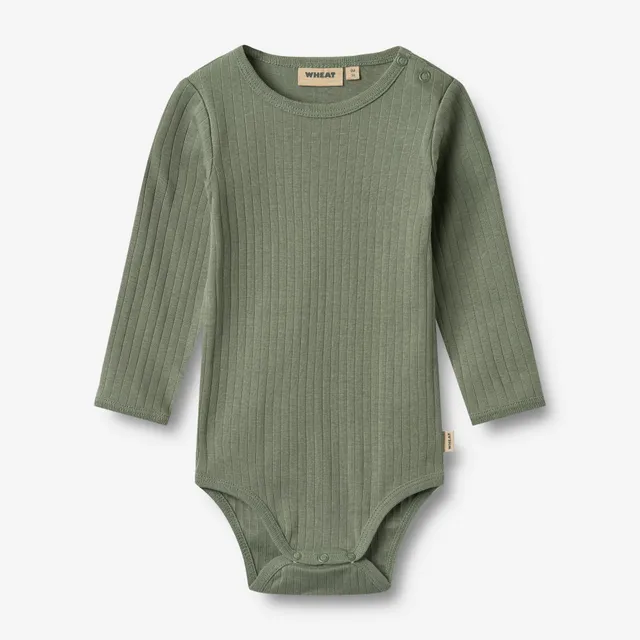 wheat-berti-body-langarm-bio-baumwolle-dusty-green image 1