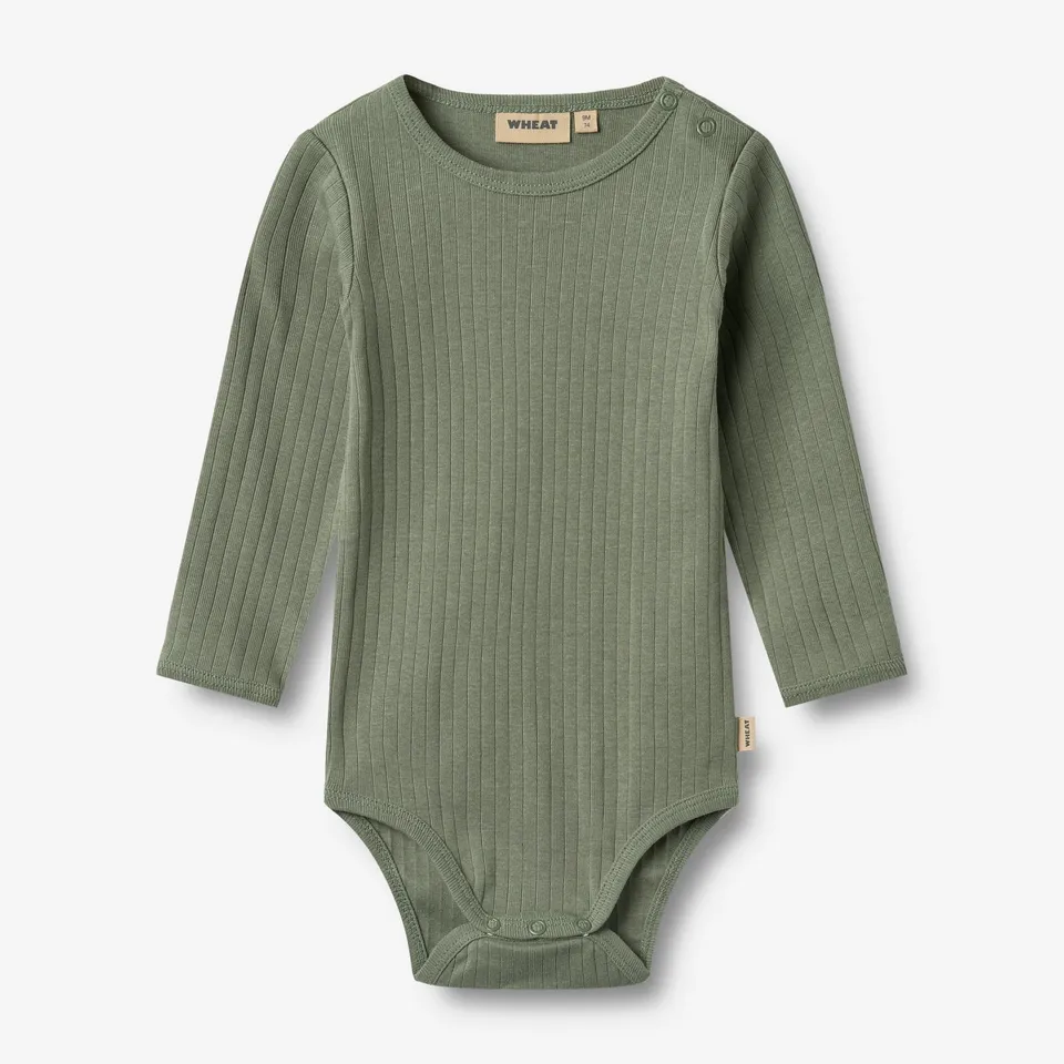 wheat-berti-body-langarm-bio-baumwolle-dusty-green image 1