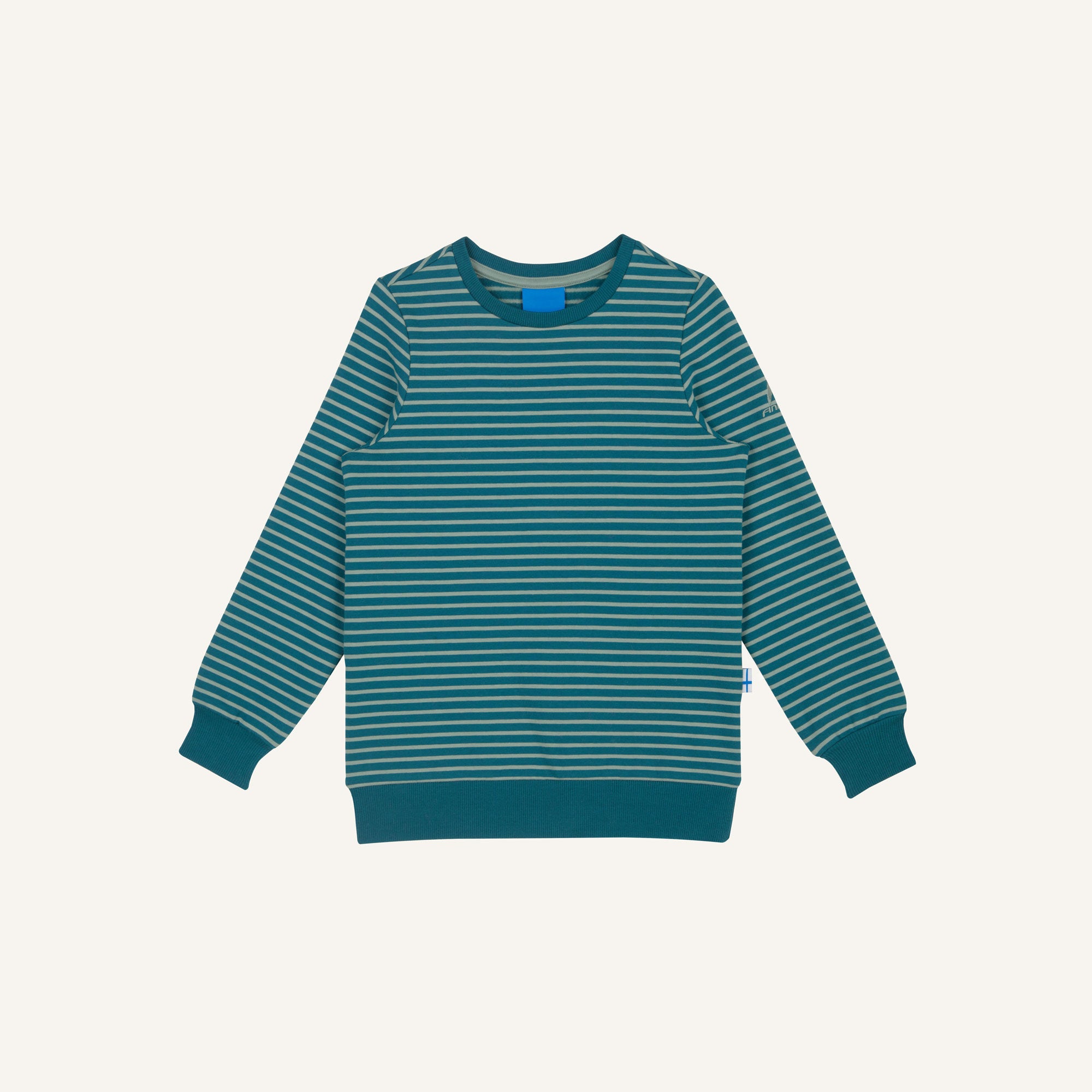 finkid-uniikki-longsleeve-deep-teal-110-120-biobaumwolle image 2