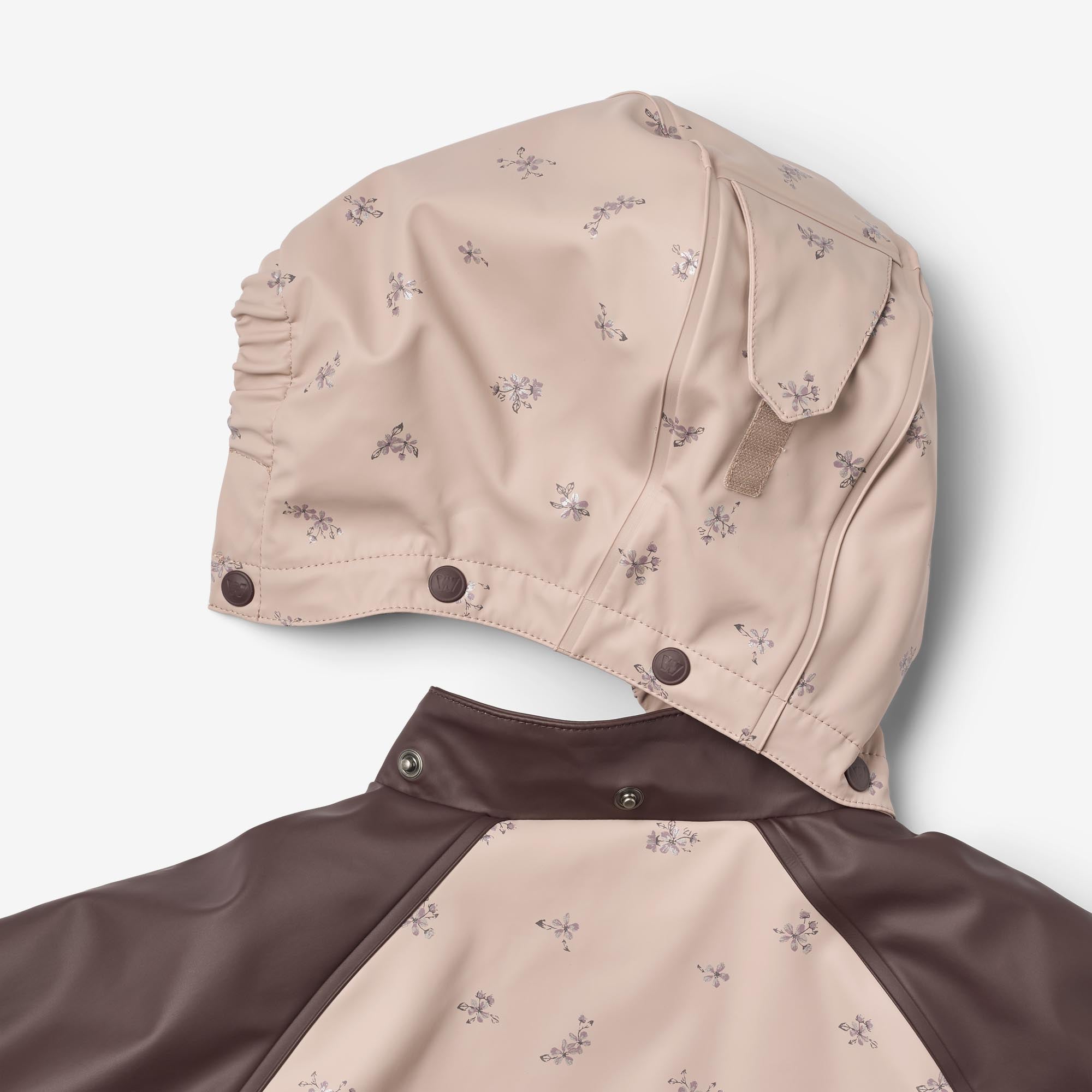 wheat-ajojo-thermo-regenjacke-chocolate-plum-kinder image 3