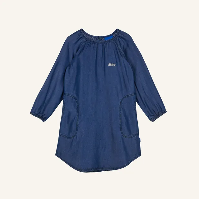 finkid-husky-paula-kleid-denim-tencel-hemdblusenkleid image 1