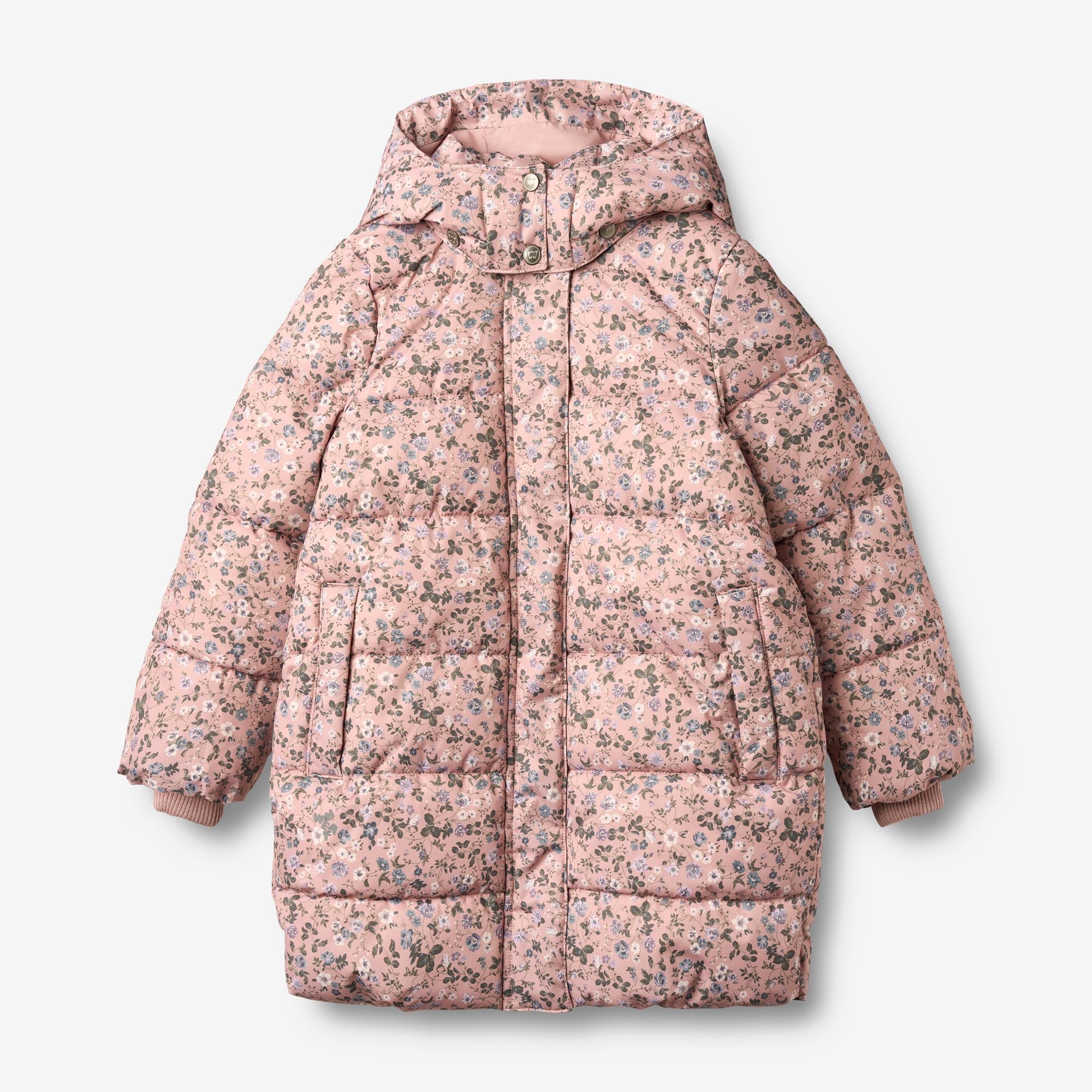 wheat-yrsa-steppjacke-rose-powder-flowers-recycelt image 3