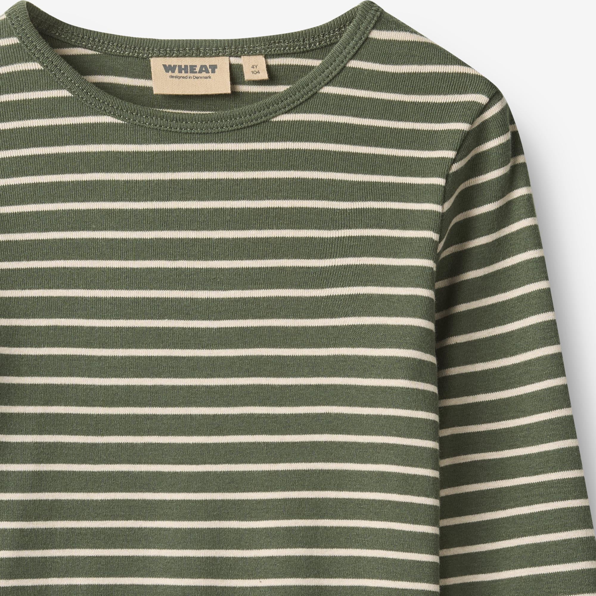wheat-stig-langarmshirt-dunkelgr-n-gestreift-bio-baumwolle image 3