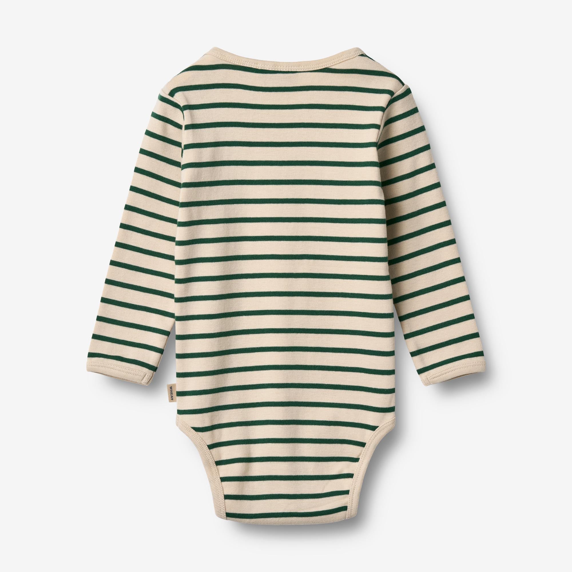 wheat-clothing-berti-langarmbody-green-stripe-bio-baumwolle image 2