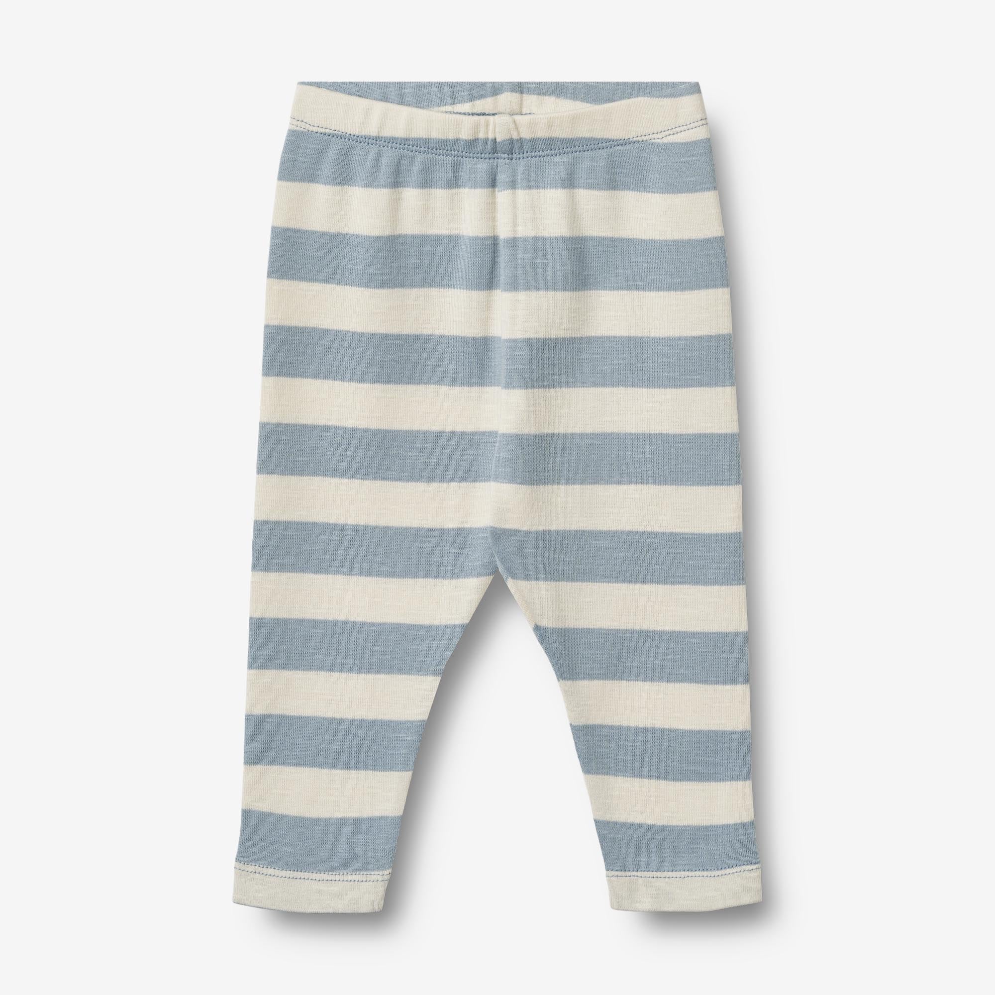 wheat-jersey-pants-silas-babyhose-calm-blue-stripe-bio-baumwolle image 1