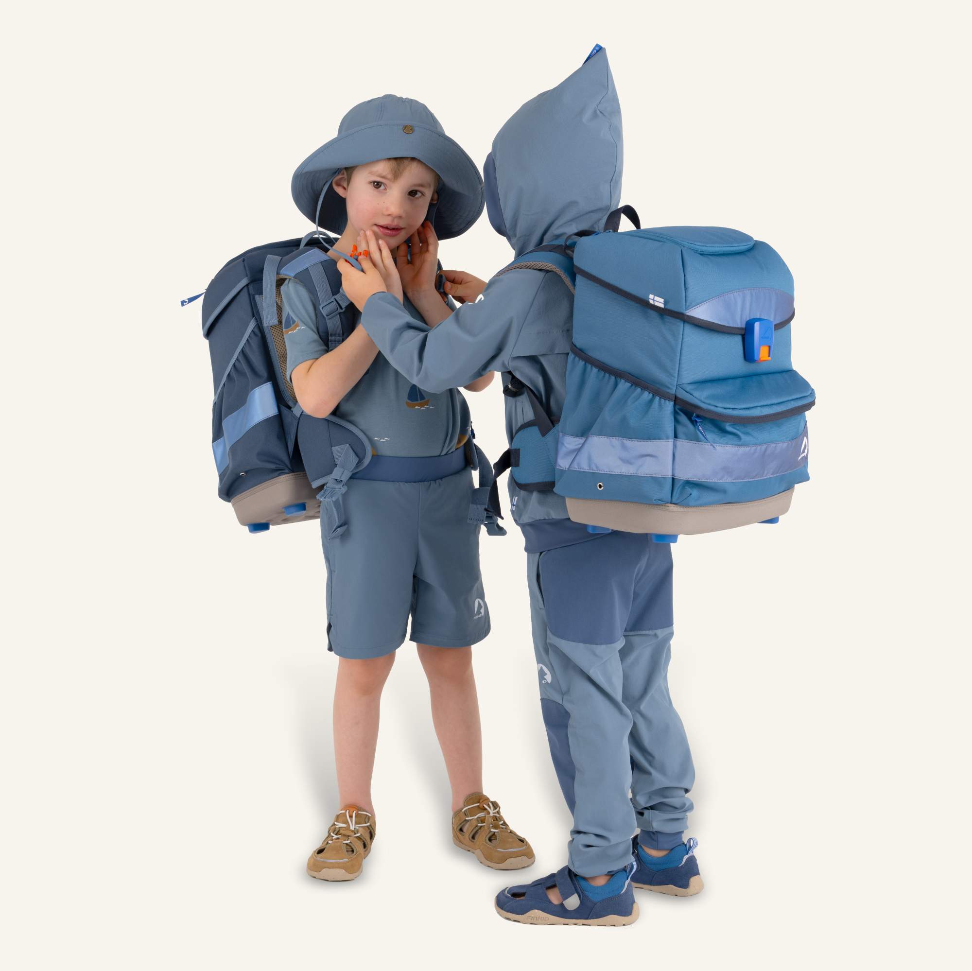 finkid-buddy-eko-sport-schulranzen-denim-dove-20l-set image 1