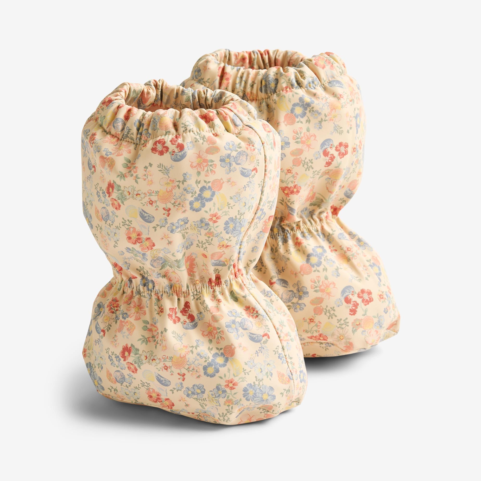 wheat-como-regen-booties-flowers-and-seashells-gef-ttert-baby image 1