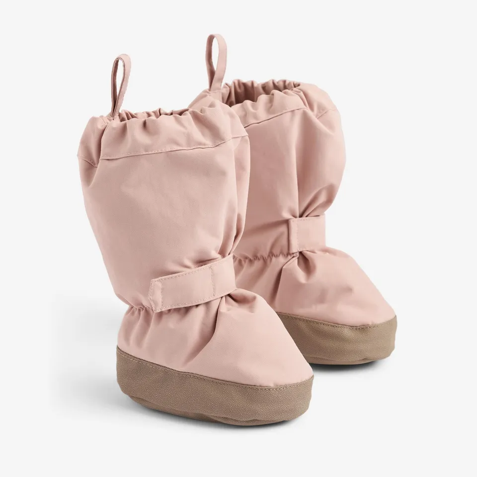 wheat-outerwear-booties-berschuhe-rose-powder-fleece image 1