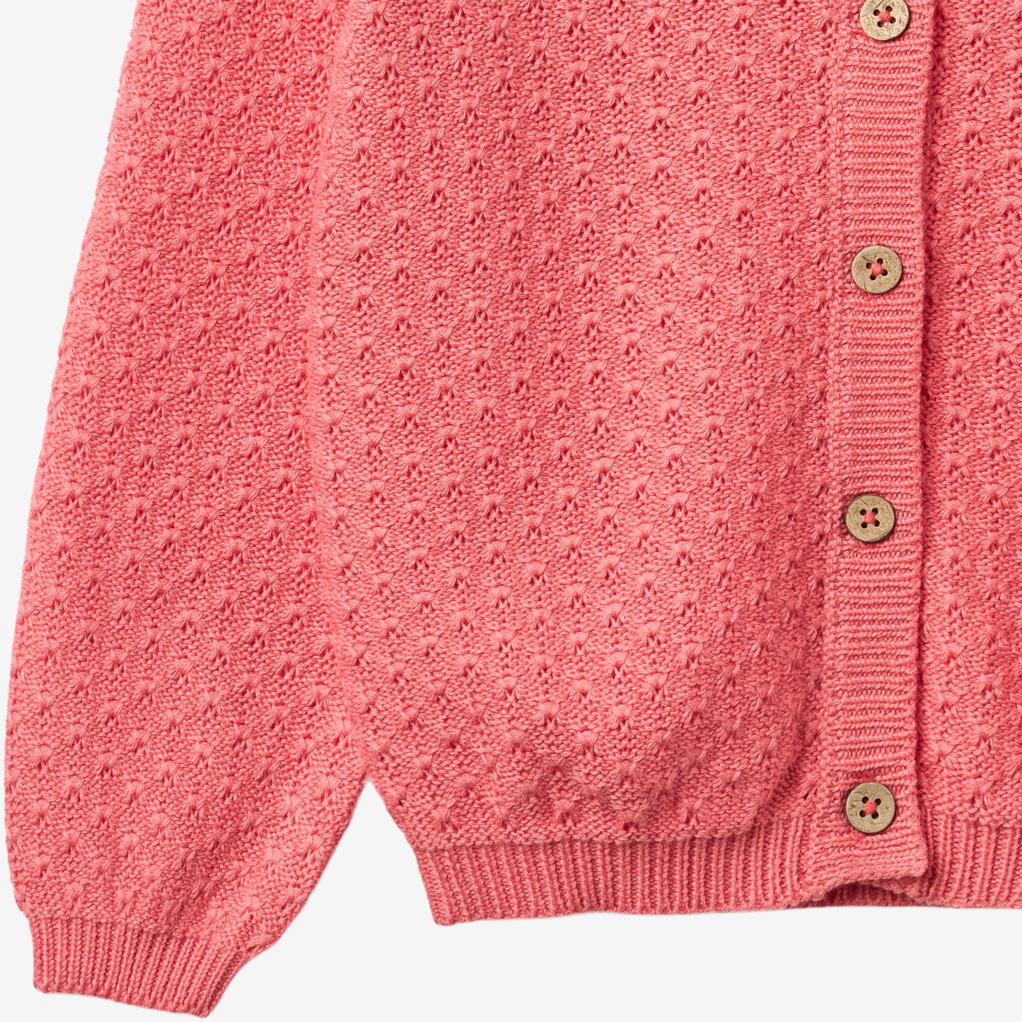 wheat-magnella-strickjacke-coral-bio-baumwolle-m-dchen image 3
