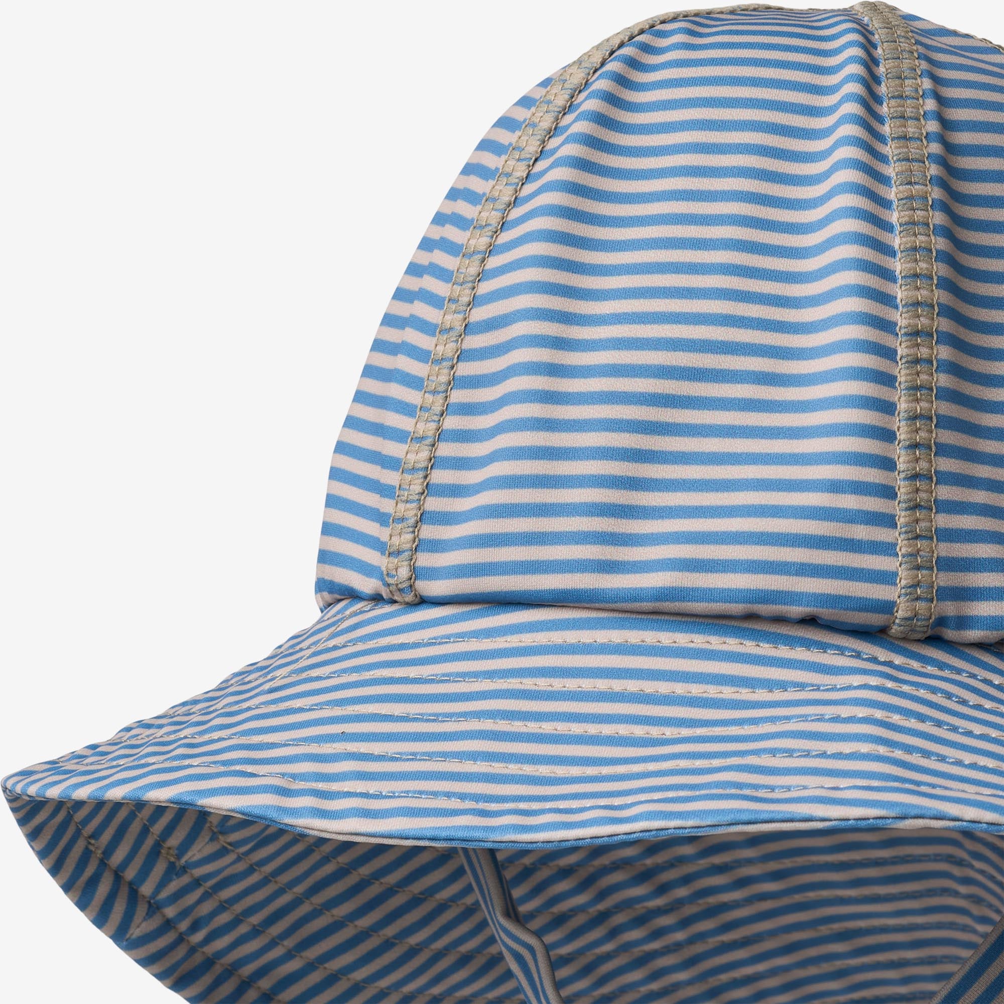 wheat-bora-uv-sun-hat-sonnenhut-blue-swim-stripe-baby image 3