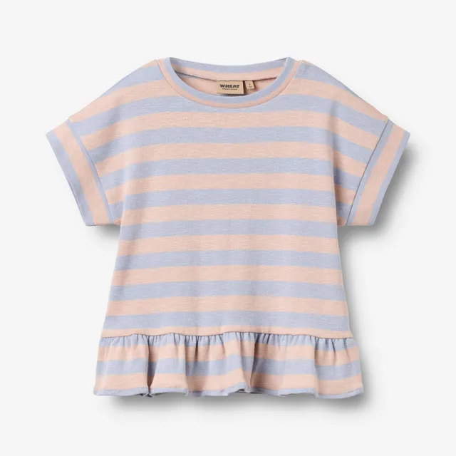 wheat-marie-t-shirt-powder-stripe-bio-baumwolle image 1