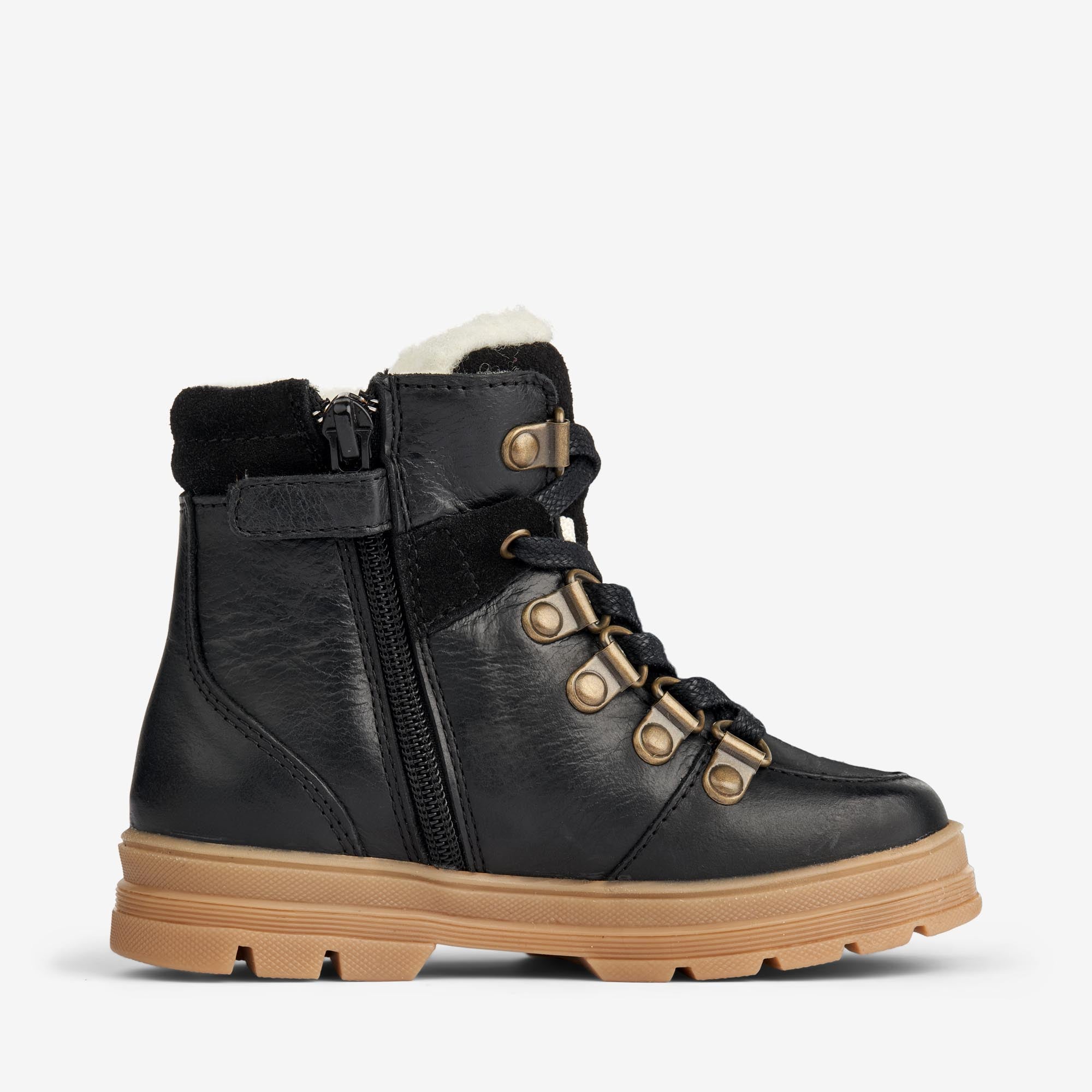 wheat-toni-hiker-tex-winterstiefel-schwarz-wolle-leder image 4