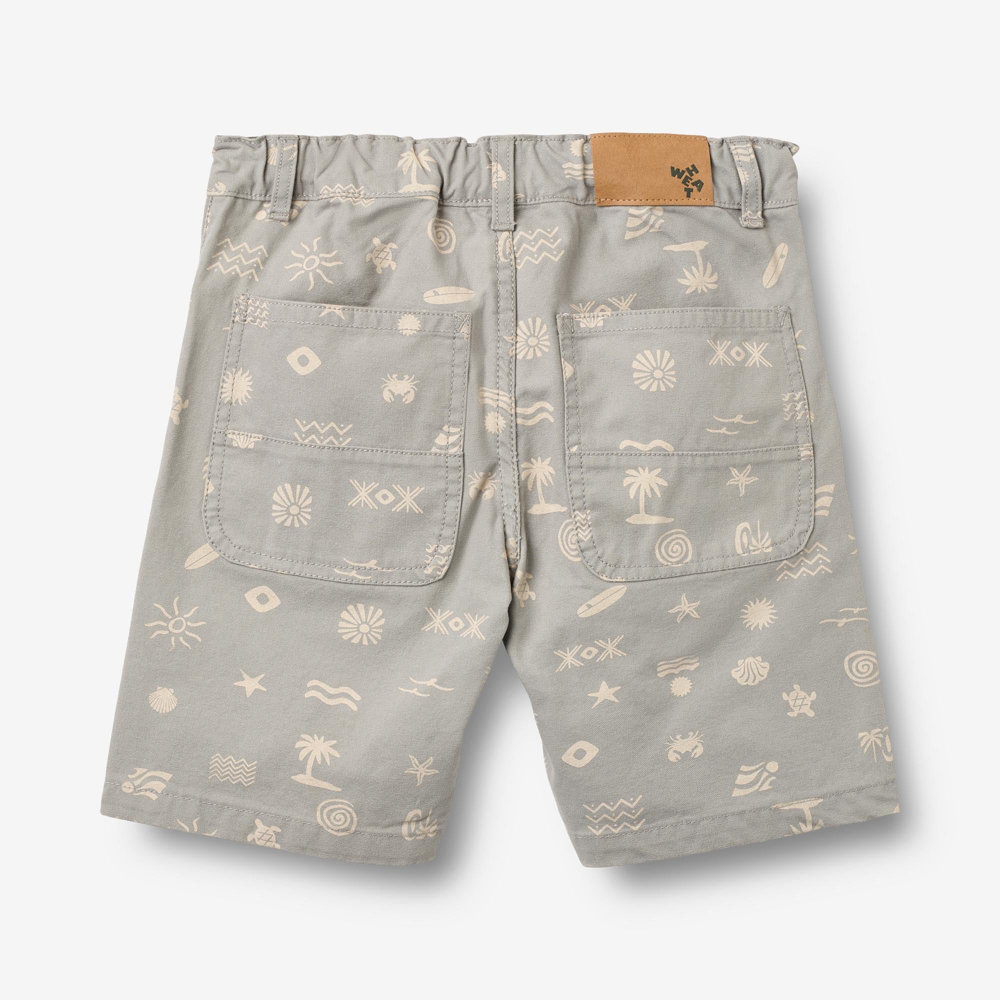 wheat-august-shorts-kinder-light-flint-bio-baumwolle image 3