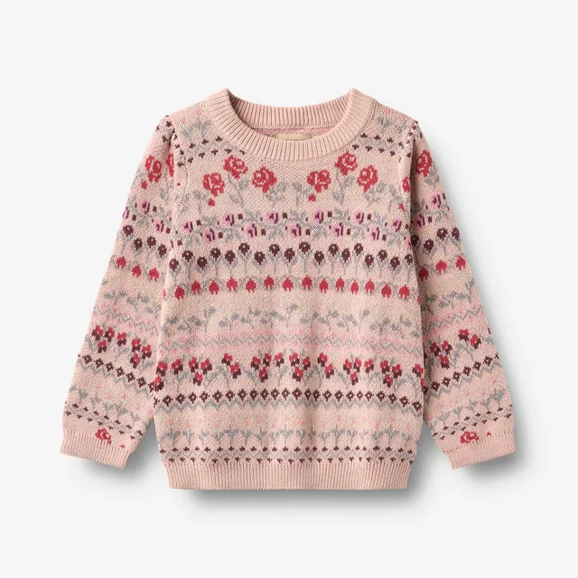 wheat-mikmak-jacquard-pullover-dim-rose-bio image 1