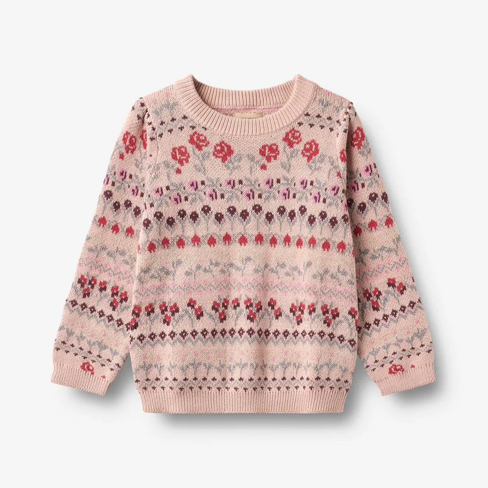wheat-mikmak-jacquard-pullover-dim-rose-bio image 1