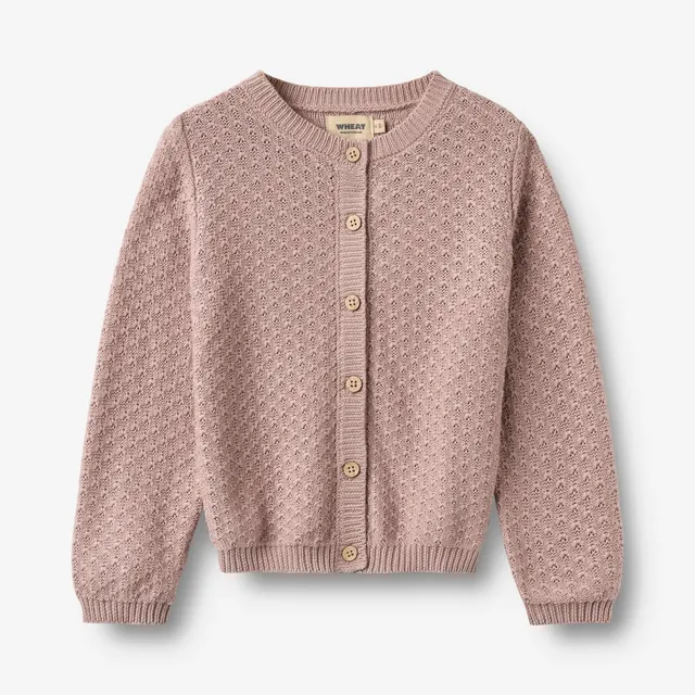 wheat-knit-cardigan-magnella-m-dchen-strickjacke-dry-rose-bio image 1
