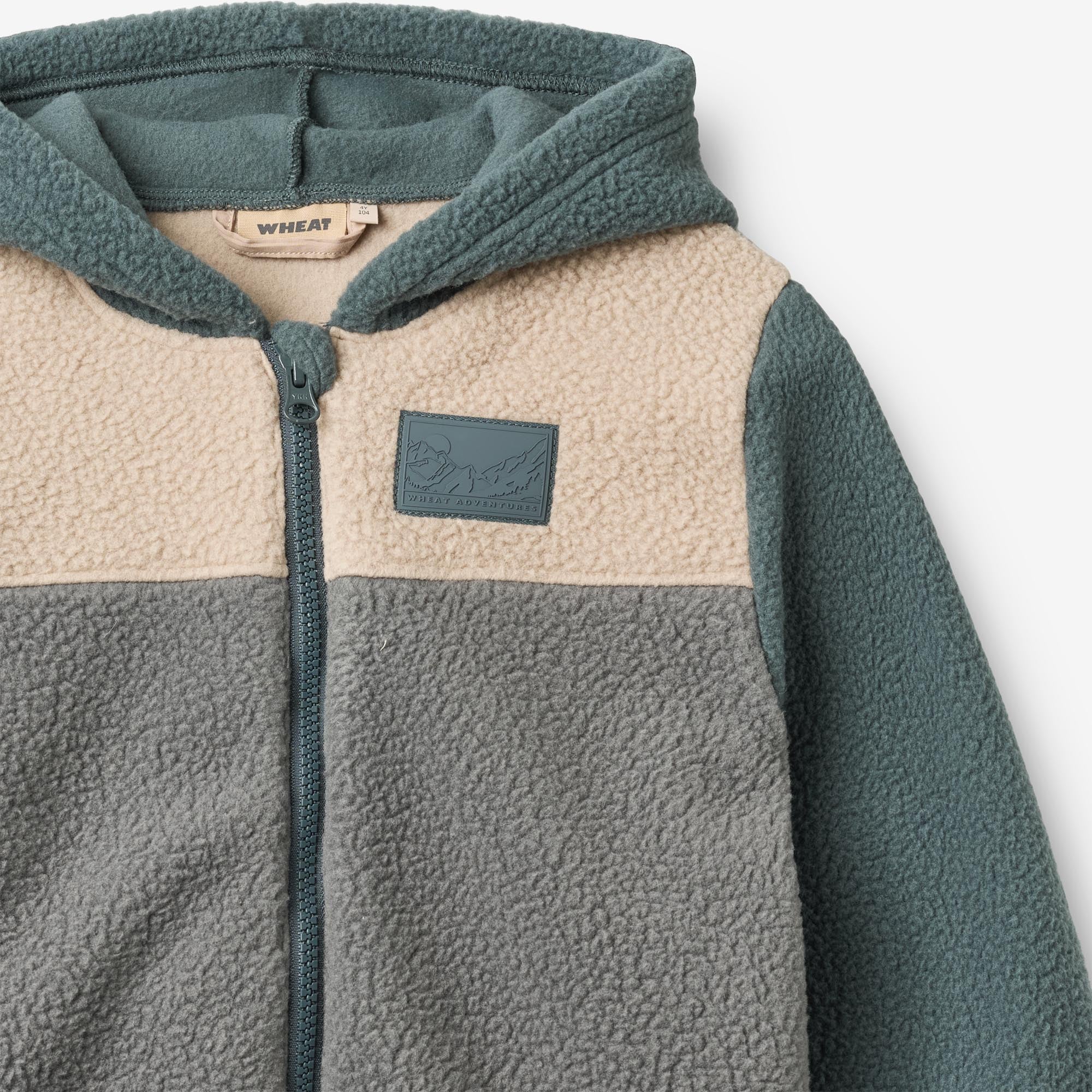 wheat-adrian-fleecejacke-flint-fleece-kinder-recycelt image 5